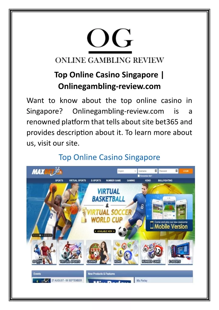 top online casino singapore onlinegambling review