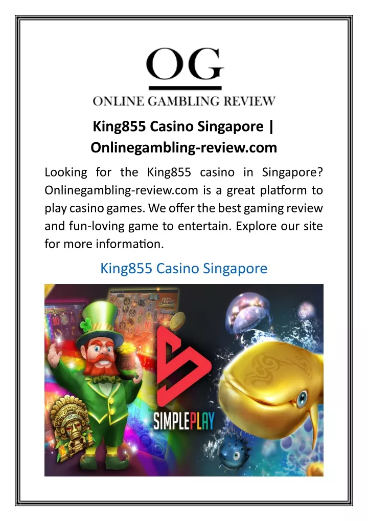 king855 casino singapore onlinegambling review com