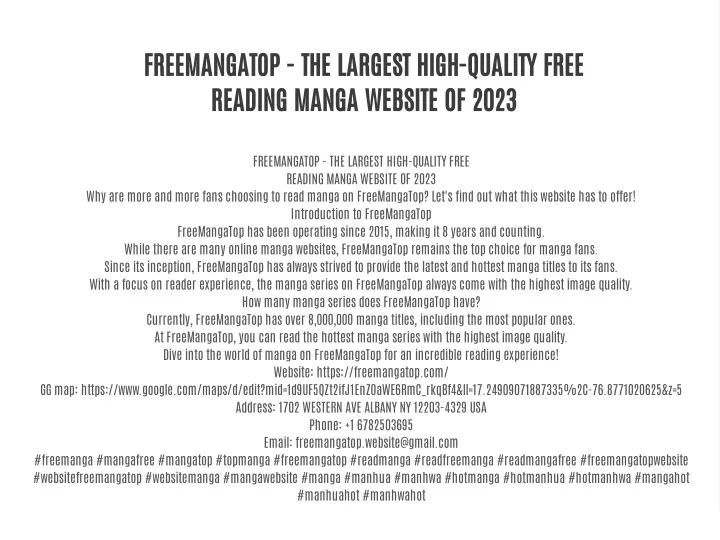 freemangatop the largest high quality free