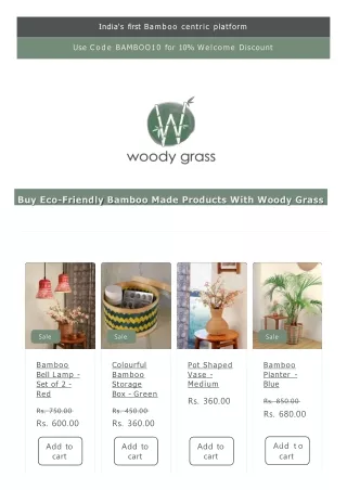 Buy Eco-Friendly Products at Woody Grass