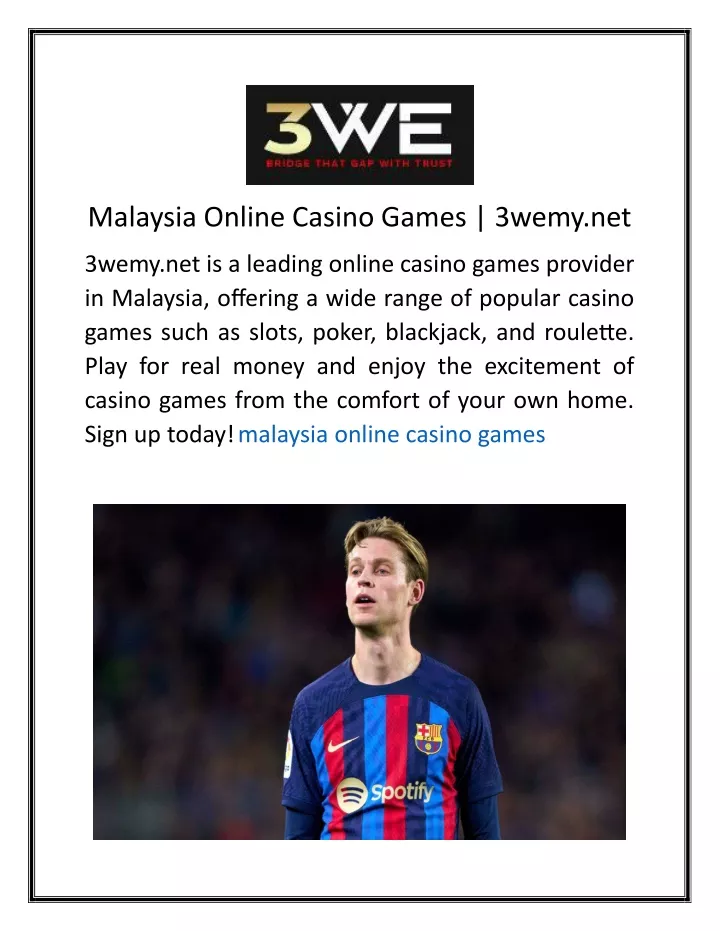 malaysia online casino games 3wemy net