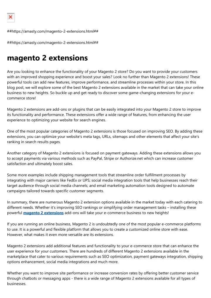 https amasty com magento 2 extensions html
