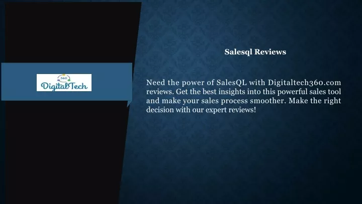 salesql reviews