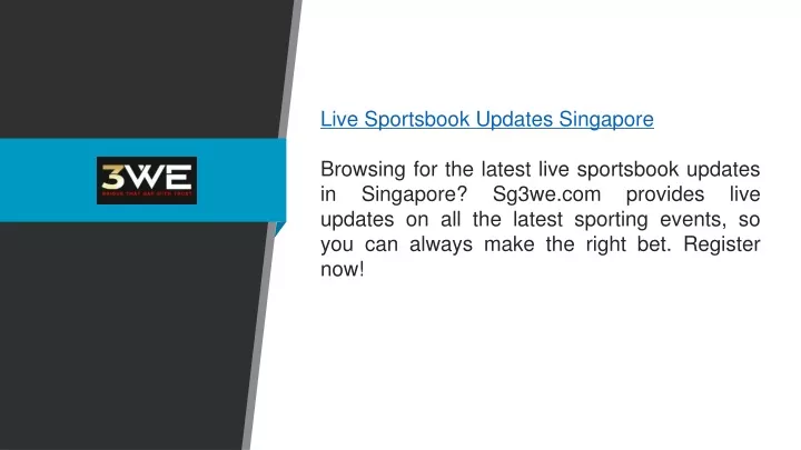 live sportsbook updates singapore browsing