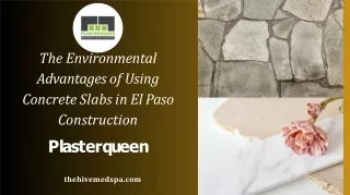 The Environmental Advantages of Using Concrete Slabs in El Paso Construction - Plasterqueen