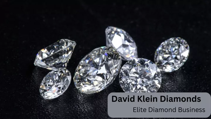 david klein diamonds elite diamond business