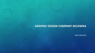 Graphic Design Company Kelowna