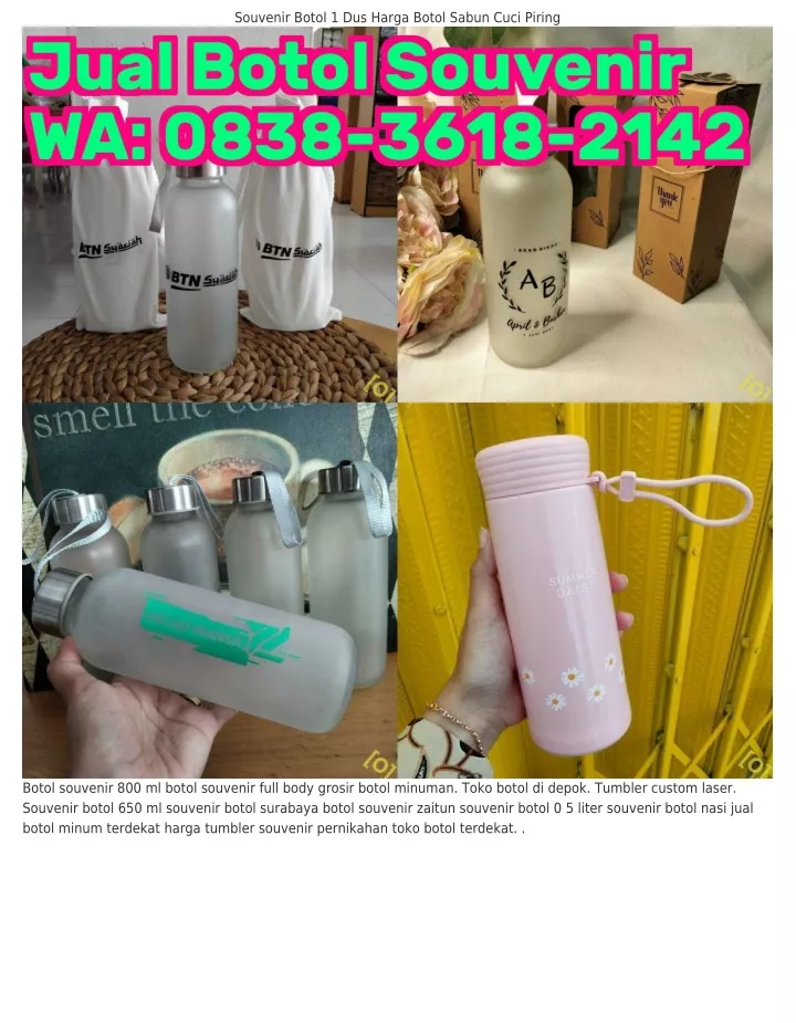 souvenir botol 1 dus harga botol sabun cuci piring