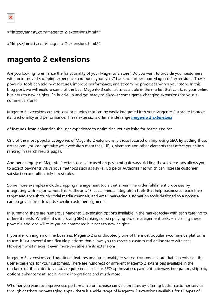 https amasty com magento 2 extensions html