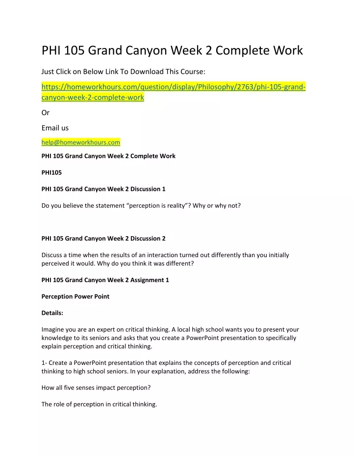 phi 105 grand canyon week 2 complete work