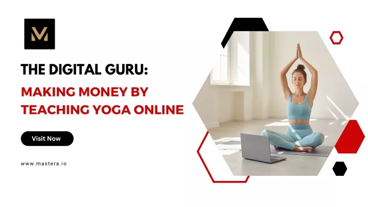 the digital guru making money by teaching yoga
