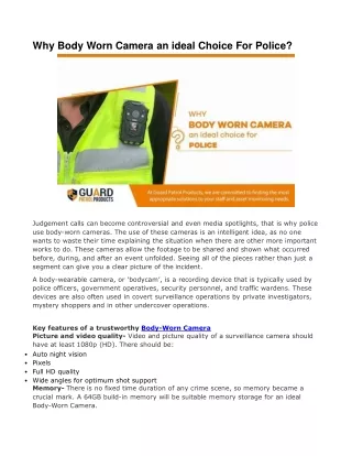 Why Body Worn Camera an ideal Choice For Police_ (1)