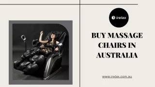 Buy Massage Chairs in Australia | Irelax
