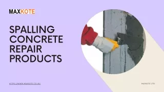 Aware Of Spalling Concrete Repair Products