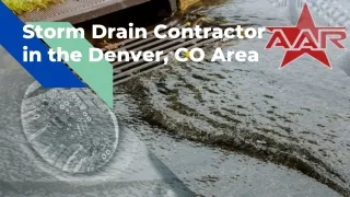 Storm Drain Contractor