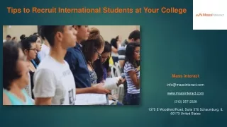 Tips to Recruit International Students at Your College