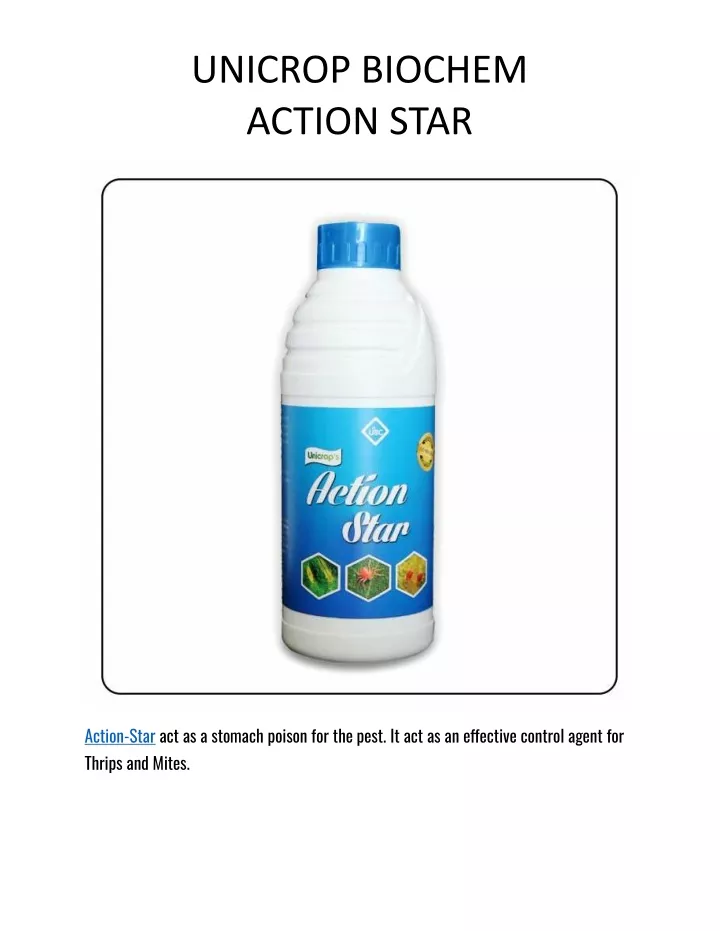 unicrop biochem action star