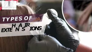Types of Hair Extensions at Benjamin Hair & Co