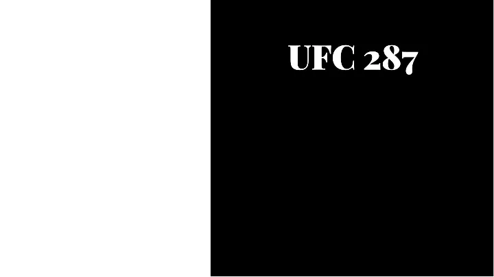 ufc 287 ufc 287 ufc 287