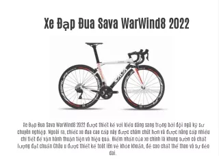 Xe Đạp Đua Sava WarWind8 2022