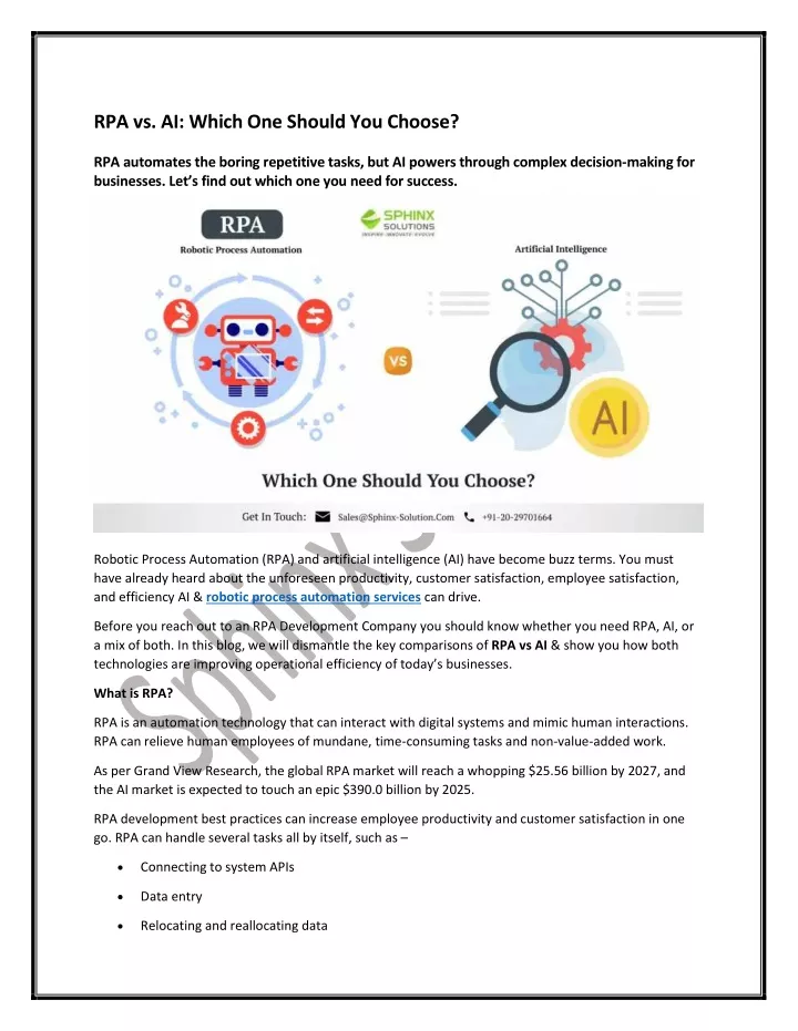 rpa vs ai which one should you choose