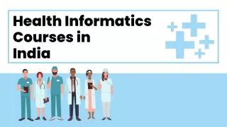 Health Informatics Courses in India