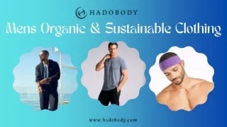 Mens Ecofriendly and Sustainable Clothing Brand