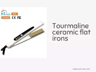 Tourmaline ceramic flat irons