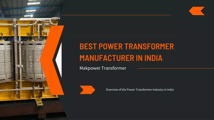 best power transformer manufacturer in india