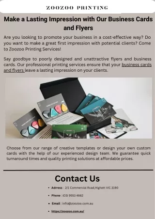 Make a Lasting Impression with Our Business Cards and Flyers (5)