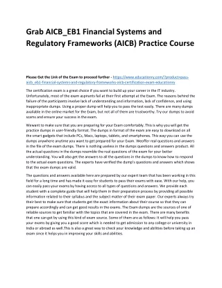 grab aicb eb1 financial systems and regulatory