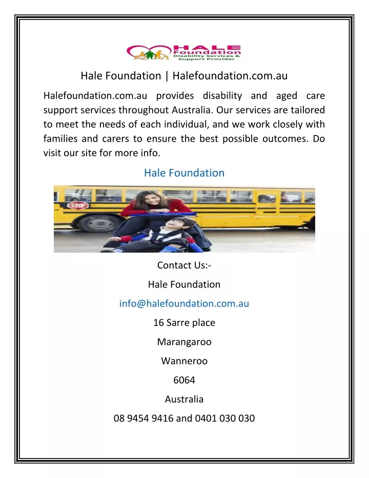 hale foundation halefoundation com au