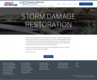 Storm Damage Restoration in Kelowna