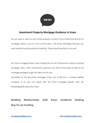 Buy-To-let Mortgage The Ultimate Guide