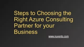Choose Azure Consulting Services for your Business