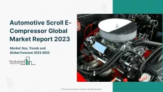 automotive scroll e compressor global market