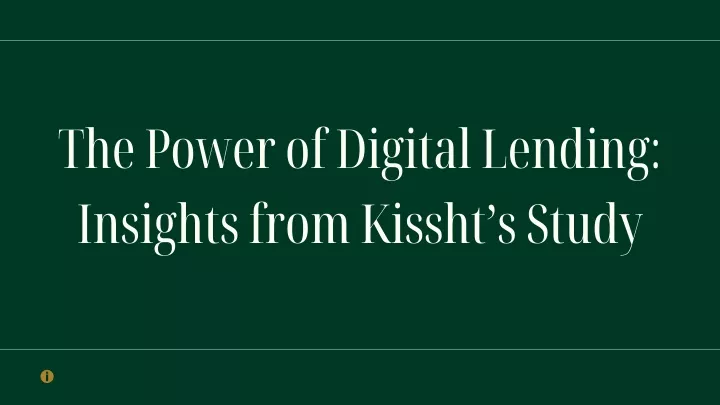 the power of digital lending insights from kissht