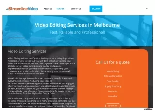 Expert Video Editing Services in Melbourne for Professional Results