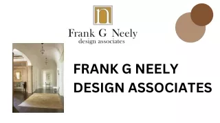 Find the Best Interior Designers in Atlanta at Frank G Neely Design Associates