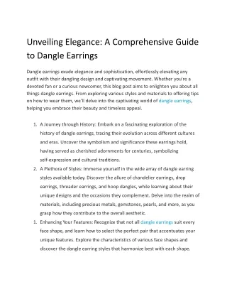 unveiling elegance a comprehensive guide