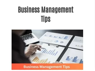 10 Business Management Tips