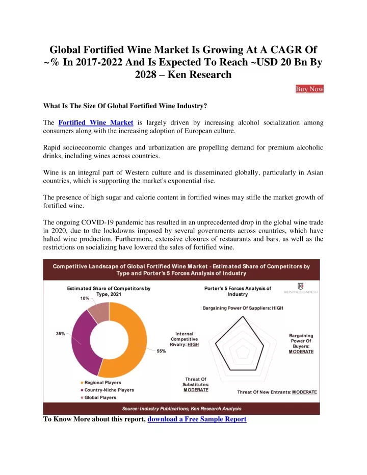 global fortified wine market is growing at a cagr