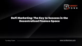 defi marketing the key to success