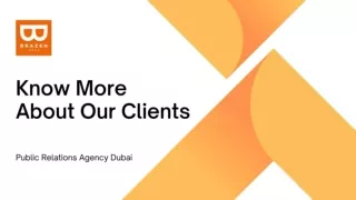 Our Clients - Public Relations Agency Dubai - Brazen MENA