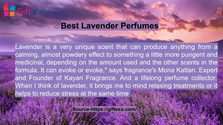 best lavender perfumes