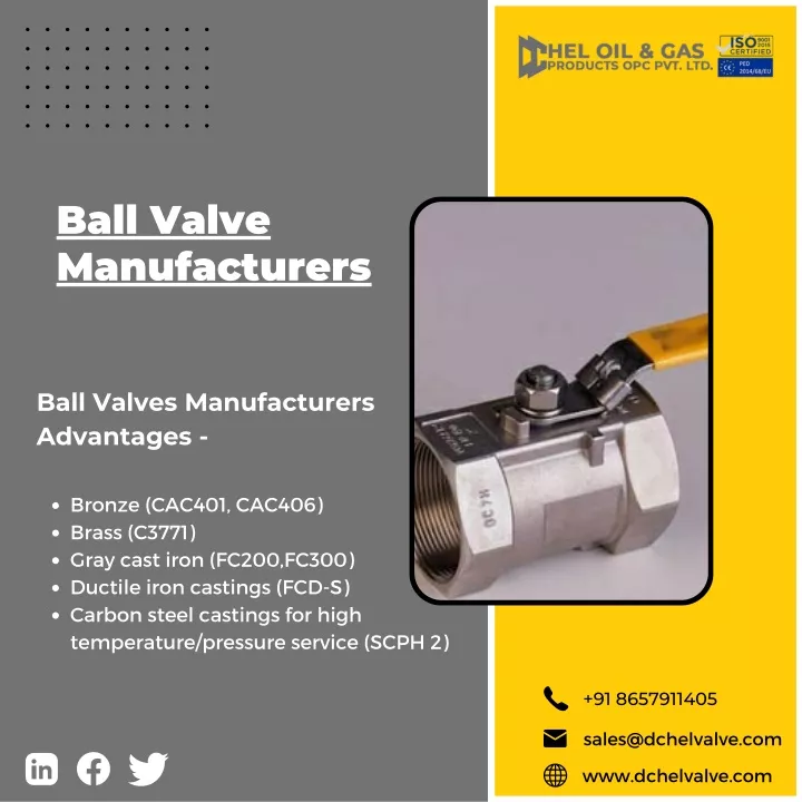 ball valve manufacturers