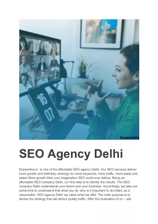 SEO Agency Delhi