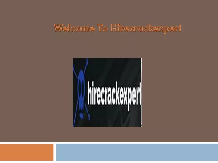 welcome to hirecrackexpert