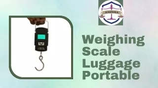 weighing scale luggage portable