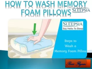 How To Wash Memory Foam Pillows